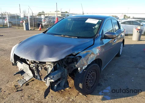 2015 Nissan Sentra Sv z USA, uszkodzony, nr VIN 3N1AB7AP1FY347888